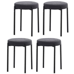 Stol LAVI rumen - temno siva