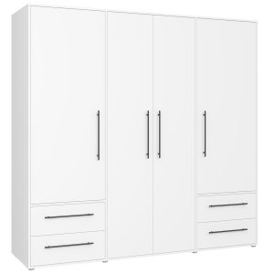 Garderobna omara MOKKARIS bela