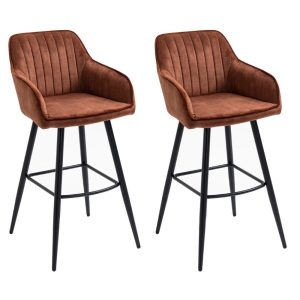 Barski stol BODIE - rjava