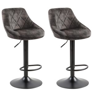 Barski stol TRACEY - Antracit