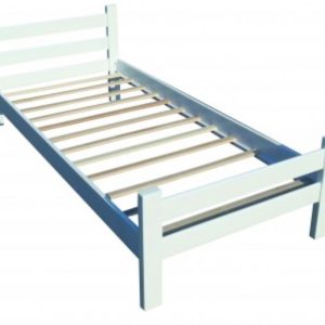 Postelja MEDA - bela, 126x210x79