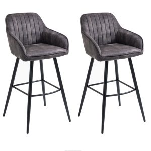 Barski stol BODIE - Antracit