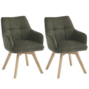 Stol NALVI antracitna - zelena