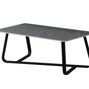 Klubska miza RALOS bela&zlata - siva