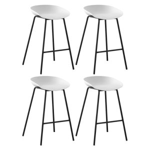 Barski stol BUDA - bela