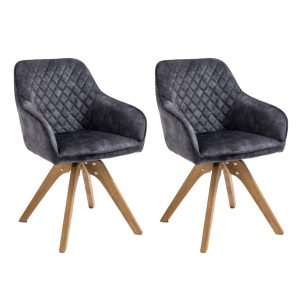 Stol VELES - temno siva