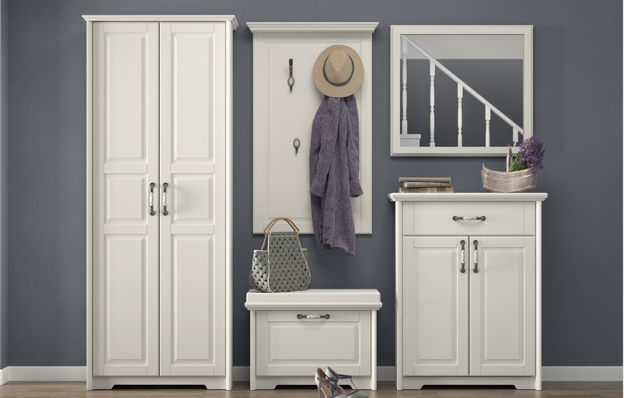 skandinavski stil kompleta predsobe Evergreen Jela jagodina