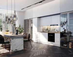 moderen kuhinjski blok Lovely