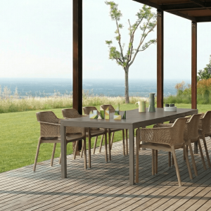 Vrtna garnitura RIO + NET - Tortora / tortora