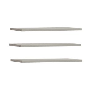 Set 3 dodatnih polic FITTIO 150 cm - siva, - - -